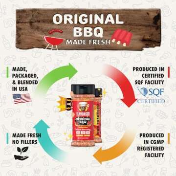 Flavor God BBQ Rub - Natural Spice for Grilling and More