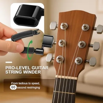 3-in-1 Guitar String Winder and Cutter for All Instruments