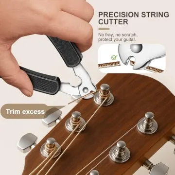 3-in-1 Guitar String Winder and Cutter for All Instruments