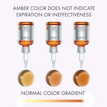 Vichy LiftActiv Vitamin C Serum For Face, Brightening Serum With Pure Vitamin C + Hyaluronic Acid + Vitamin E, Reduces Fine Lines, Smooths Skin Texture, Improves Radiance, Anti Aging