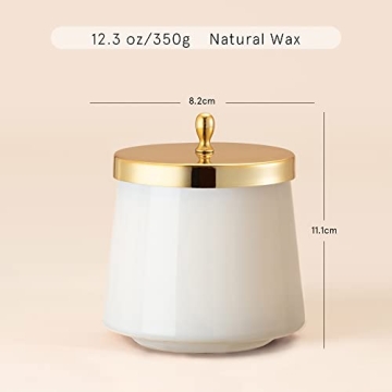 LA JOLIE MUSE Vanilla Candle - 75 Hour Eco-Friendly Luxury