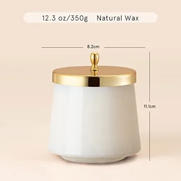 LA JOLIE MUSE Vanilla Candle - 75 Hour Eco-Friendly Luxury