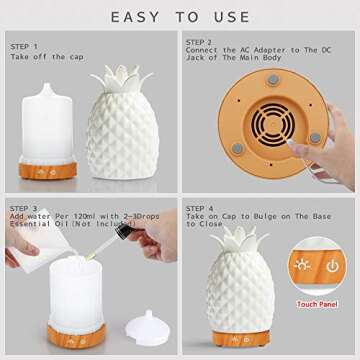 Tranquility in Style Round Rich Essential Oil Diffuser