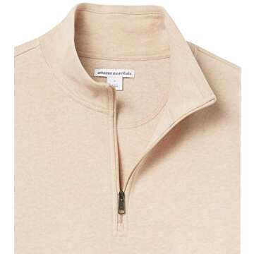 Amazon Essentials Men's Lightweight Quarter-Zip Sweatshirt