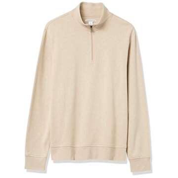 Amazon Essentials Men's Lightweight Quarter-Zip Sweatshirt