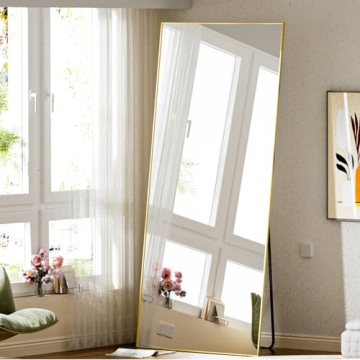 Stylish BEAUTYPEAK Full Length Mirror for Home Decor