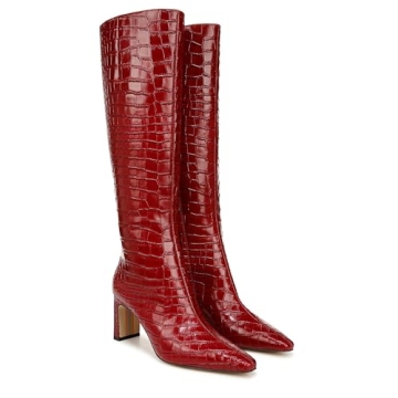 Stylish Sam Edelman Sylvia Knee High Boot in Scarlet Cherry