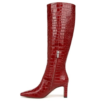 Stylish Sam Edelman Sylvia Knee High Boot in Scarlet Cherry
