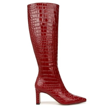 Stylish Sam Edelman Sylvia Knee High Boot in Scarlet Cherry