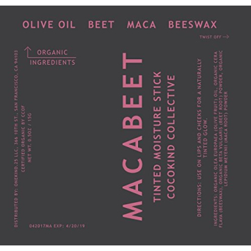 COCOKIND Organic Macabeet Tinted Stick for Hydration