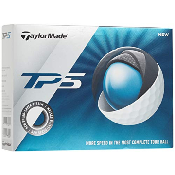 TaylorMade TP5 Golf Balls (One Dozen) - Precision & Performance for All Golfers