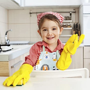 Pipoobear Kids Adjustable Apron for Cooking and Crafts