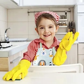 Pipoobear Kids Adjustable Apron for Cooking and Crafts