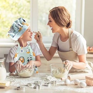 Pipoobear Kids Adjustable Apron for Cooking and Crafts