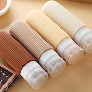 Mrsdry Travel Bottles - Leak Proof 3oz Silicone Containers