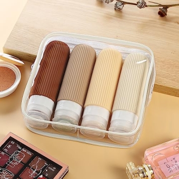 Mrsdry Travel Bottles - Leak Proof 3oz Silicone Containers