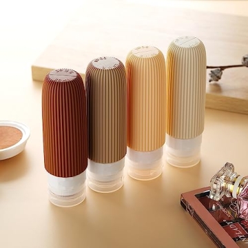 Mrsdry Travel Bottles - Leak Proof 3oz Silicone Containers