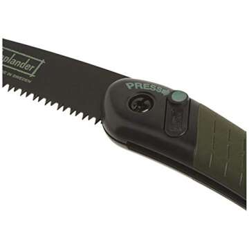 Bahco 396-LAP Laplander Folding Saw, 9-Inch Blade, 7 TPI, Green
