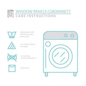 Lush Decor Blush Gray Umbre Curtains - Light Filtering Set