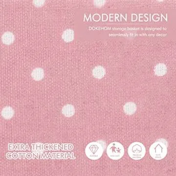 DOKEHOM 49L Freestanding Laundry Basket with Drawstring Lid, Large Collapsible Laundry Hamper with handle for Bedroom, Bathroom, Laundry Room, Colloge (Blue Star)