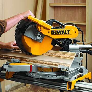 DEWALT Miter Saw Crown Stops (DW7084) - Perfect Positioning for Crown Molding