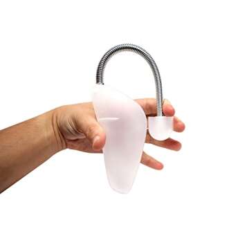 SneakNeat Shoe Tree Stretcher Plastic, 2 Pairs - Keep Shoes in Perfect Shape & Form - Flexible Spring, Sturdy, Lightweight - Sneakers, Trainers, Dress Shoes - 12.5" Fits Various Sizes Great Gift Idea