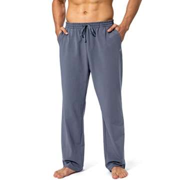 Comfortable Cotton Yoga Sweatpants for Men by Pudolla