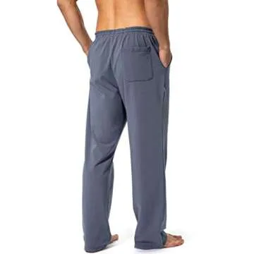 Comfortable Cotton Yoga Sweatpants for Men by Pudolla
