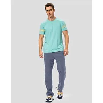 Comfortable Cotton Yoga Sweatpants for Men by Pudolla