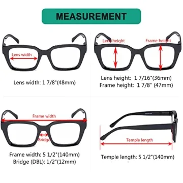 Stylish Eyekepper Ladies Oversized Reading Glasses 4 Pack