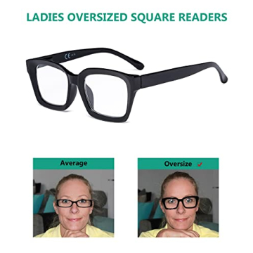 Stylish Eyekepper Ladies Oversized Reading Glasses 4 Pack