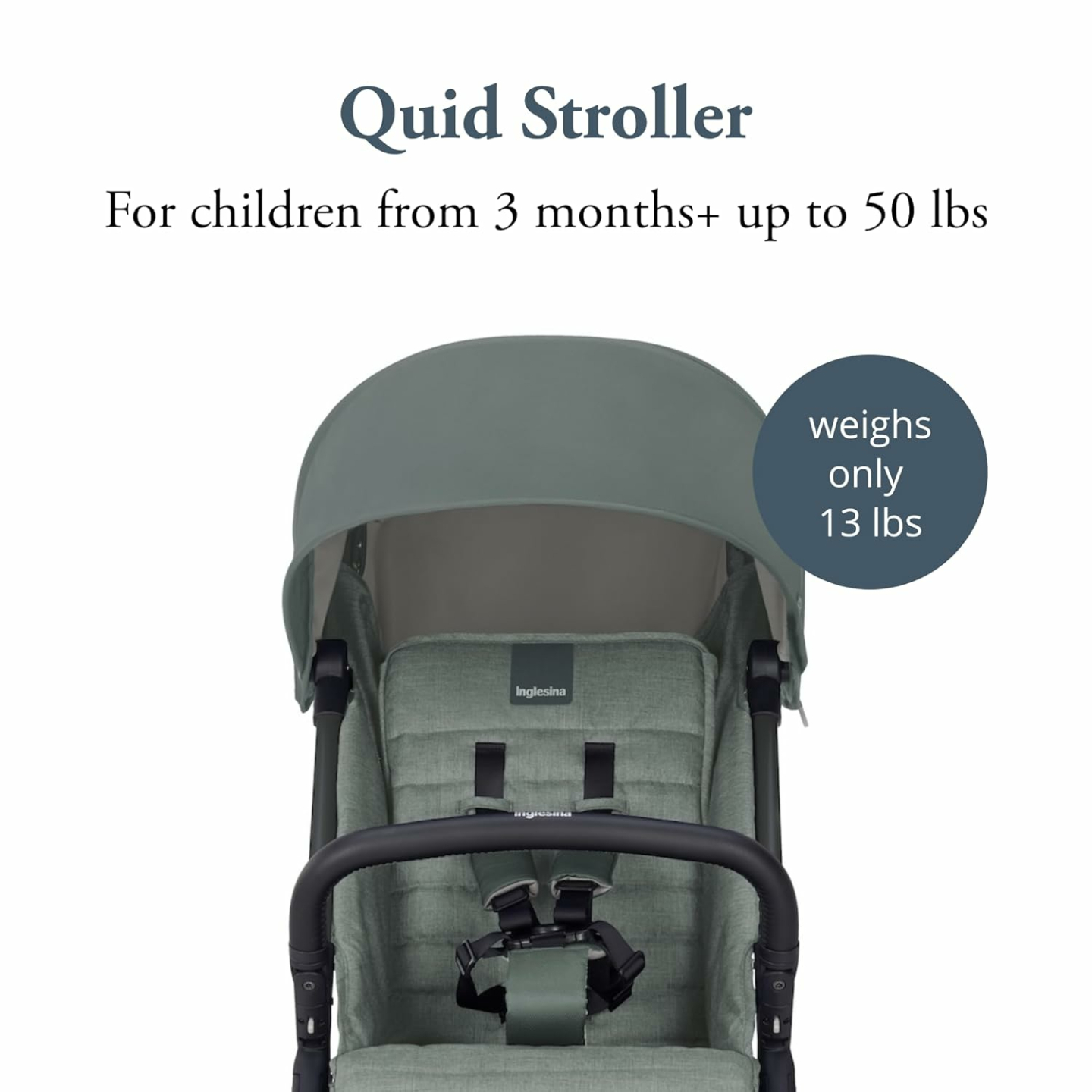 Inglesina Quid Stroller for Travel - Lightweight & Safe
