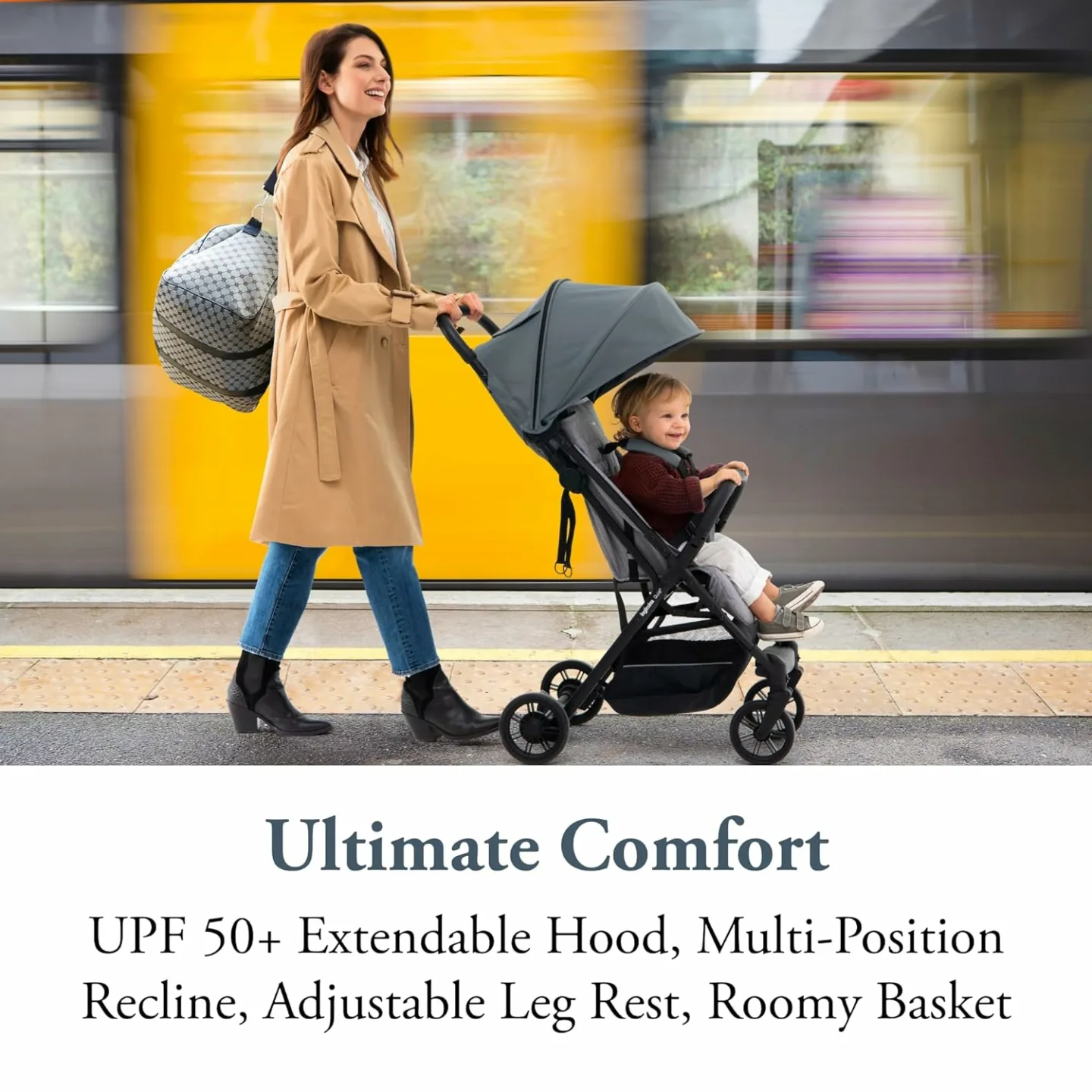 Inglesina Quid Stroller for Travel - Lightweight & Safe