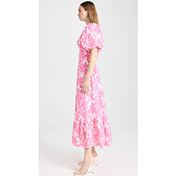 Free the Roses Women's Floral Maxi Dress for Summer Events
