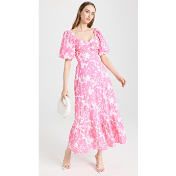 Free the Roses Women's Floral Maxi Dress for Summer Events