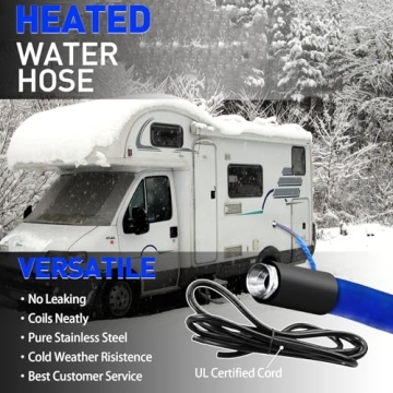 Yurnomy Heated RV Water Hose 30FT Antifreeze -45℉