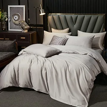MooMee Luxury 600 TC Cotton Duvet Cover Set - Queen Size