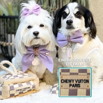 Haute Diggity Dog Checker Chewy Vuiton Trunk Activity House