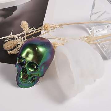 Nenkarn 3D Skull Molds for Halloween Crafts and Gifts