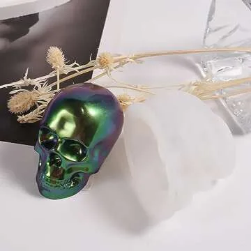 Nenkarn 3D Skull Molds for Halloween Crafts and Gifts