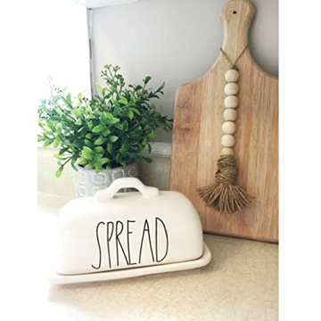 Natural Wood Bead Garland for Kids Room Decor