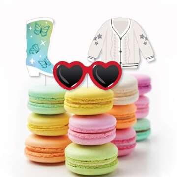 Big Dot of Happiness in My Party Era - DIY Shaped Celebrity Concert Cut-Outs, Themed Event Decorations, Celebration Kit - 24 Pieces