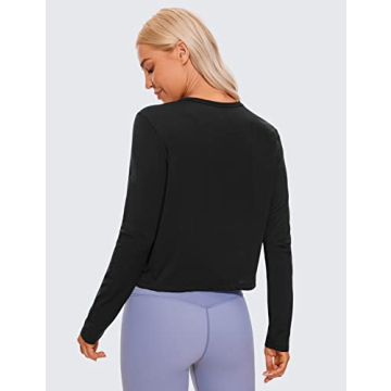 CRZ YOGA Comfortable Pima Cotton Athletic T-Shirt