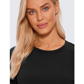 CRZ YOGA Comfortable Pima Cotton Athletic T-Shirt