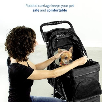 VIVO 3 Wheel Pet Stroller for Cats and Dogs