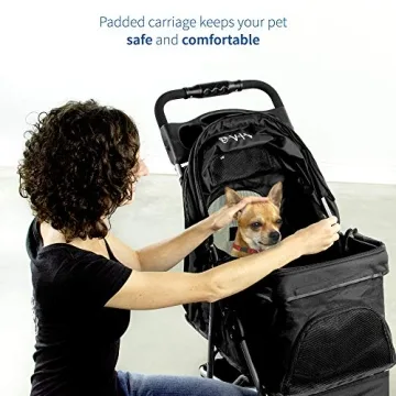 VIVO 3 Wheel Pet Stroller for Cats and Dogs