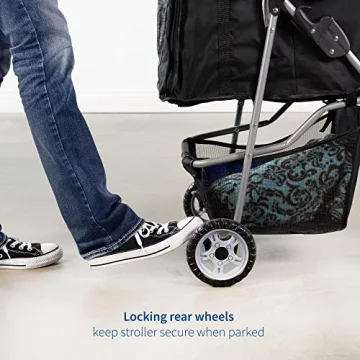 VIVO 3 Wheel Pet Stroller for Cats and Dogs