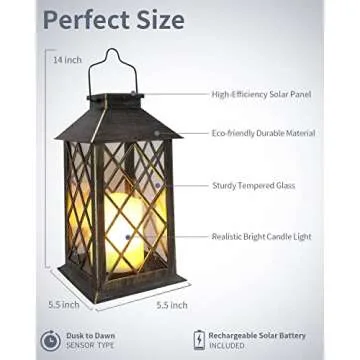 SHYMERY Solar Lanterns - Enchanting Outdoor Decor for All Occasions