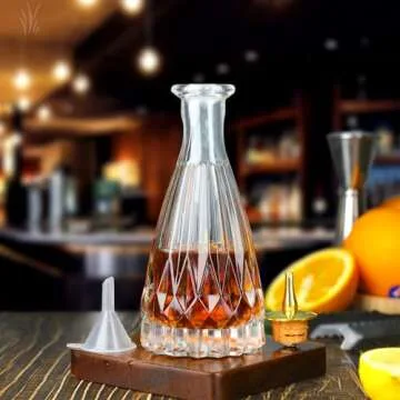 SuproBarware Bitter Bottle - Glass Bitter Bottle with Dash Top, 5oz/150ml, Great for Bartender, Home Bar - KJP15 (5oz/150ml) (Tapered 5oz/150ml)