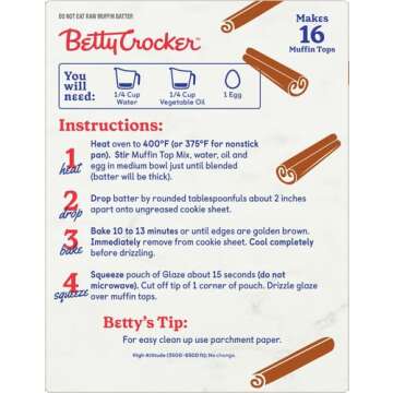 Betty Crocker Cinnamon Muffin Tops Mix, 13.4 oz